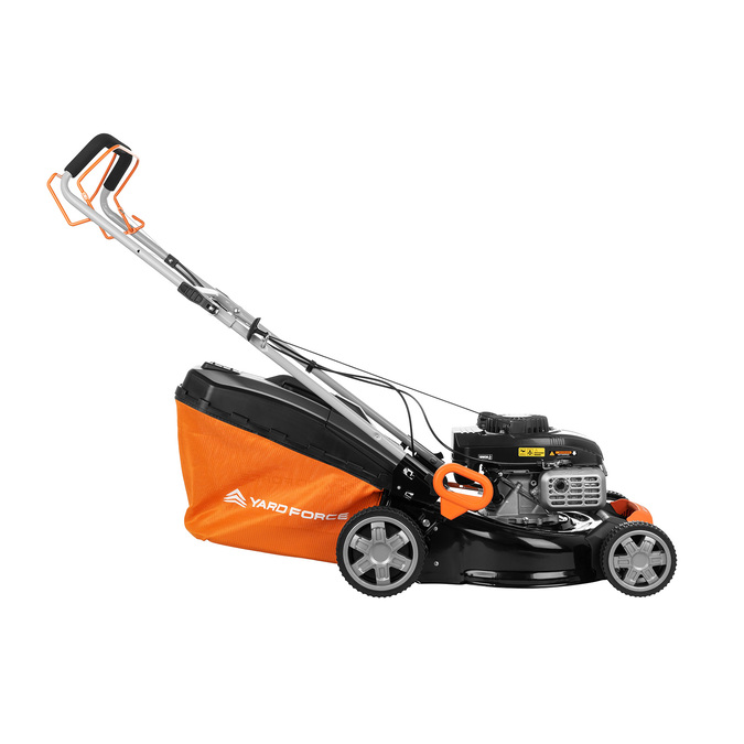 Ar benzīnu darbināma pļaujmašīna 3-in-1 46cm, 55L