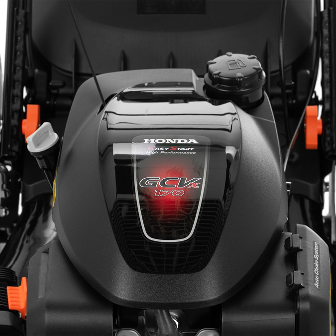 Petrol lawn mower with 4-in-1 drive 51cm, 65L, Honda engine