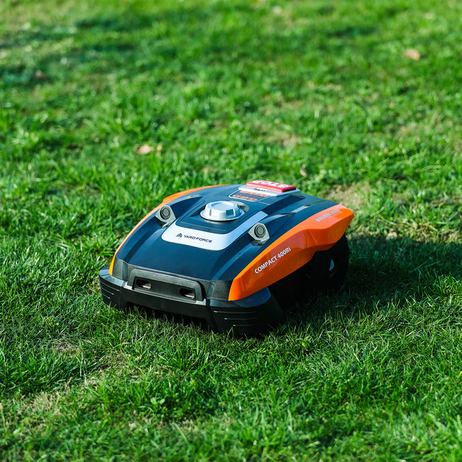 Kompaktiškas 400RIS pjovimo robotas Wi-Fi, lietaus jutiklis