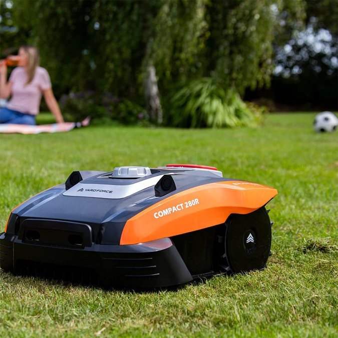 Kompaktiškas 400RIS pjovimo robotas Wi-Fi, lietaus jutiklis