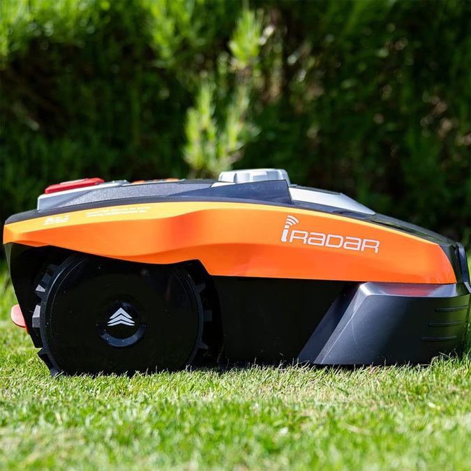 Kompaktiškas 400RIS pjovimo robotas Wi-Fi, lietaus jutiklis