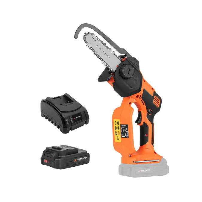 Mini motorzāģis 20 V, 2,0 Ah