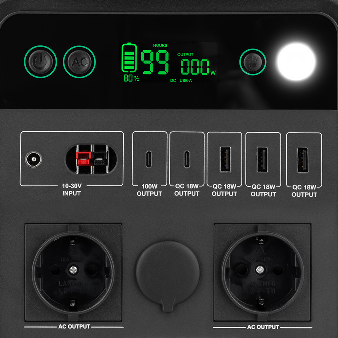 Power station 1200W, 974Wh