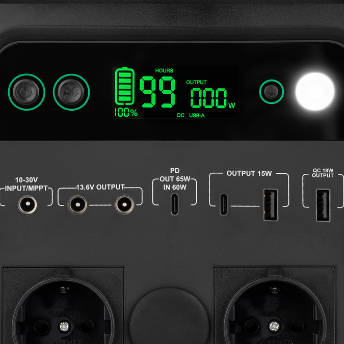 Jėgainė 600W, 518Wh