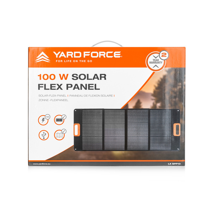 Sulankstomas saulės kolektorius įkrovimo stočiai 18 V, 100 W