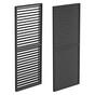 Anthracite louvre panel for 4M pergola, movable with beam