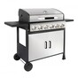 Gas grill with 6 burners