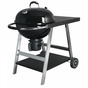 Charcoal grill with cover and wheels