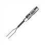 Grill fork with thermometer