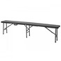 CATERING BENCH 180x25 VIVID BLACK