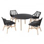 HOLAND dining set for 4 people