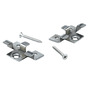 Stainless steel installation set for terrace boards (36 pcs.)