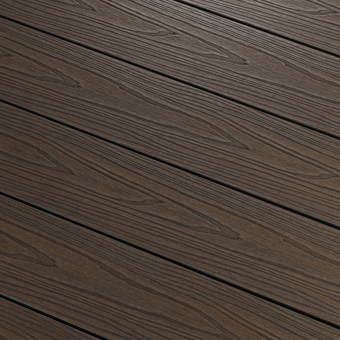 Композитная террасная доска BERGDECK B150 Матовый дикий тик 2,4 м