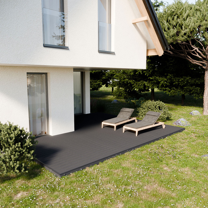 BERGDECK komposiitplaat B150 Brushed Wild Teak 2.4m