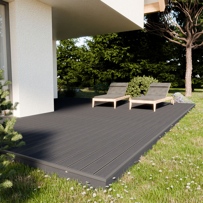 BERGDECK komposiitplaat B150 Brushed Wild Teak 2.4m