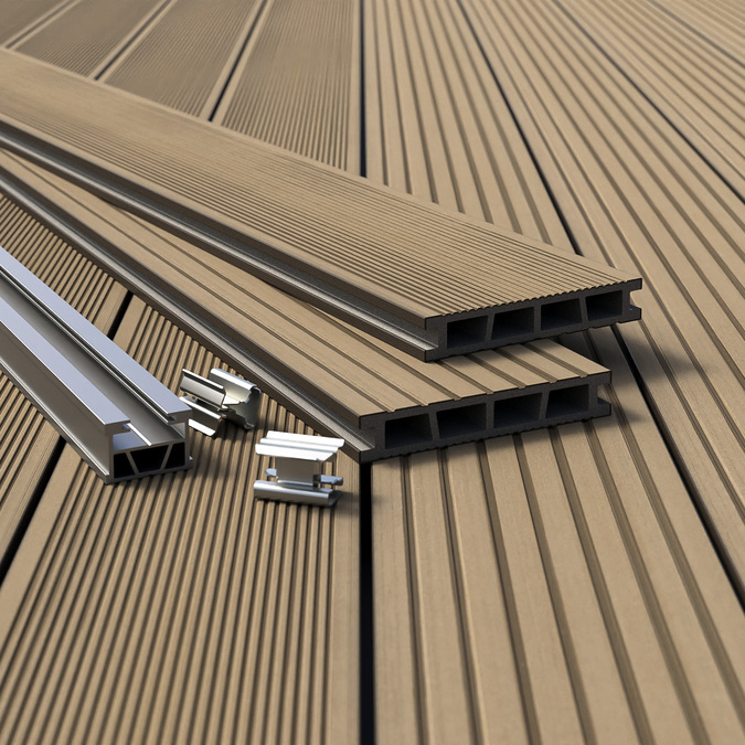 Bergdeck Kolory Świat terrace board Scandinavia Ek 2.4m