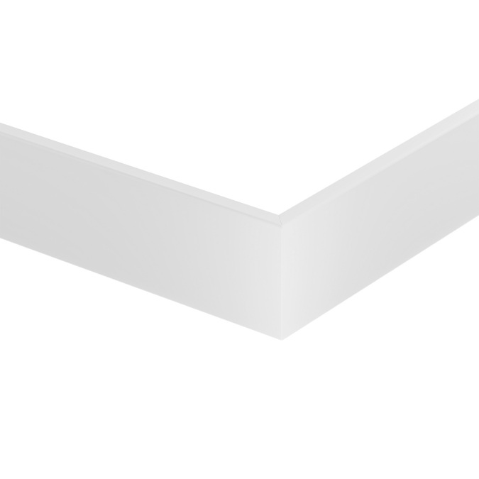 Бесшовный угловой блок Bravo 80 мм Белый