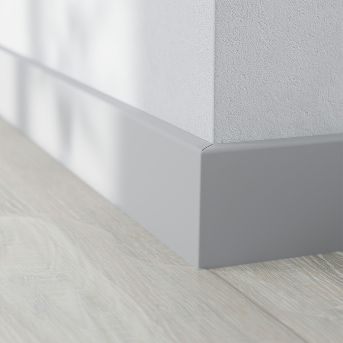 Skursteņu dēlis Alpha 80 mm 2,4 m Pelēks