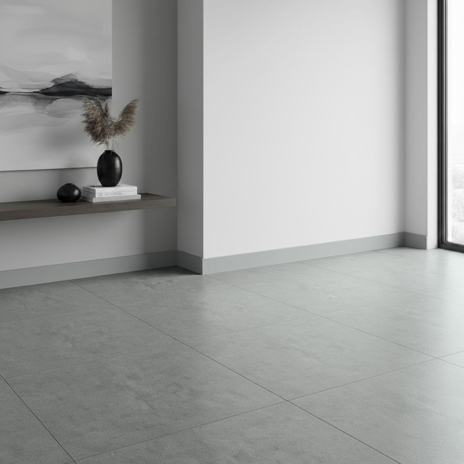 Skursteņu dēlis Alpha 80 mm 2,4 m Pelēks