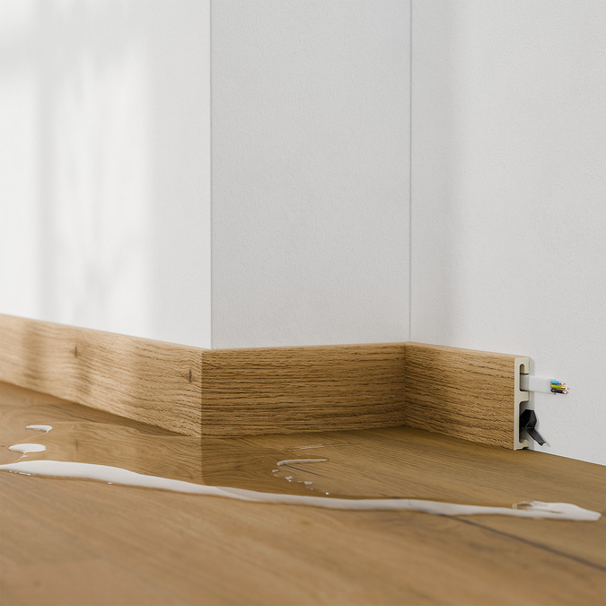 Плинтус Альфа 80 мм 2,4 м Страсть