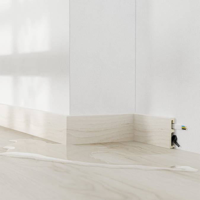 Bravo grīdlīstes 80 mm 2,4 m Dacota ozols