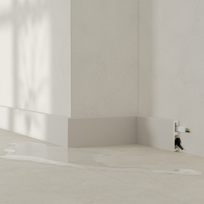 Плінтус Alpha 80 мм 2,4 м Дуб благородний