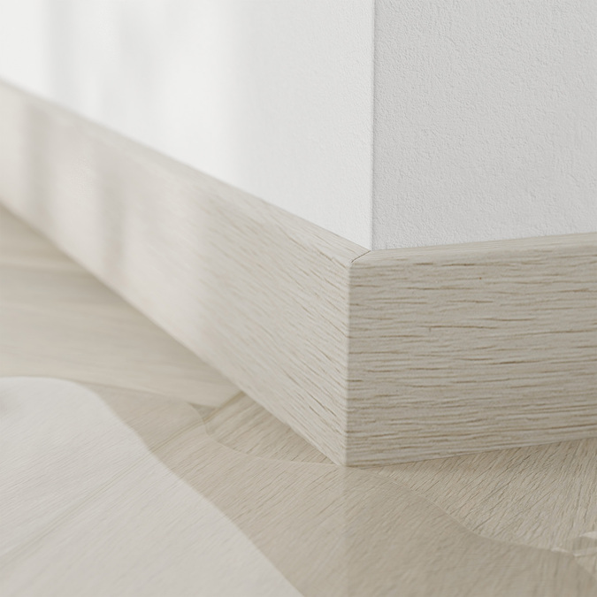 Alpha skirting board 80 mm 2,4 m Mint Oak